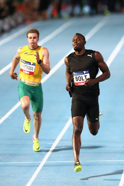 Usai Bolt nei 150 metri (Getty Images)